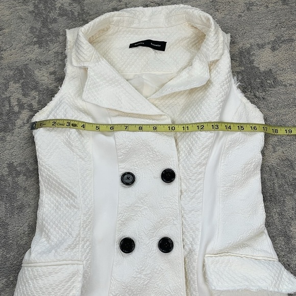 Proenza Schouler Textured Double Breasted Sleeveless Blazer Dress Sz 2 - Picture 8 of 15